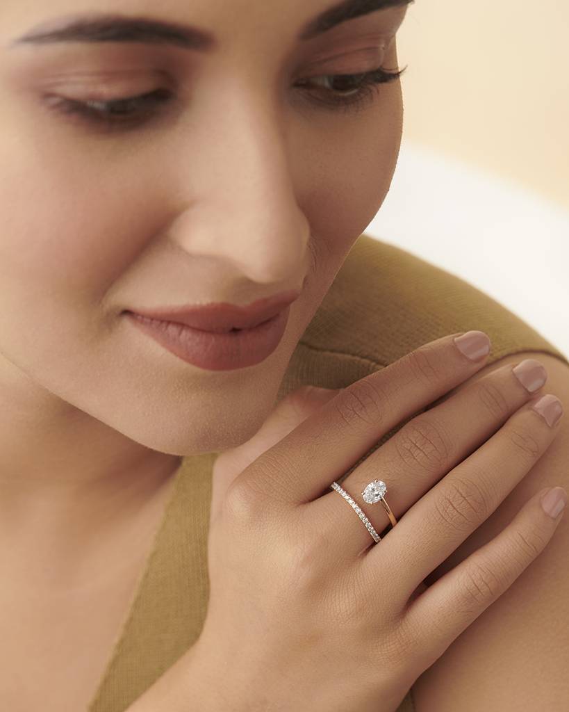 Luminesce Lab Diamond Ring : FDSJR57443RG14KT2567