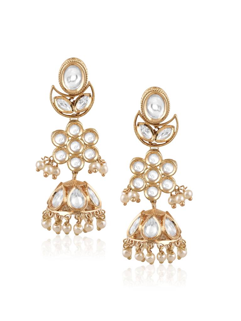 Meira Petit Kundan Jhumkis : FEE232