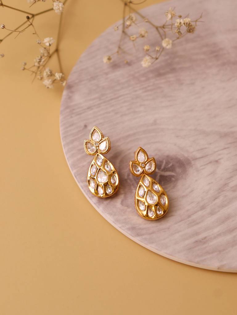 Meira Drop Of Love Minimal Earrings : FEE246