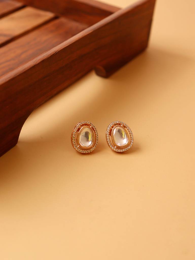 Meira Kundan Polkhi Studs : FEE247