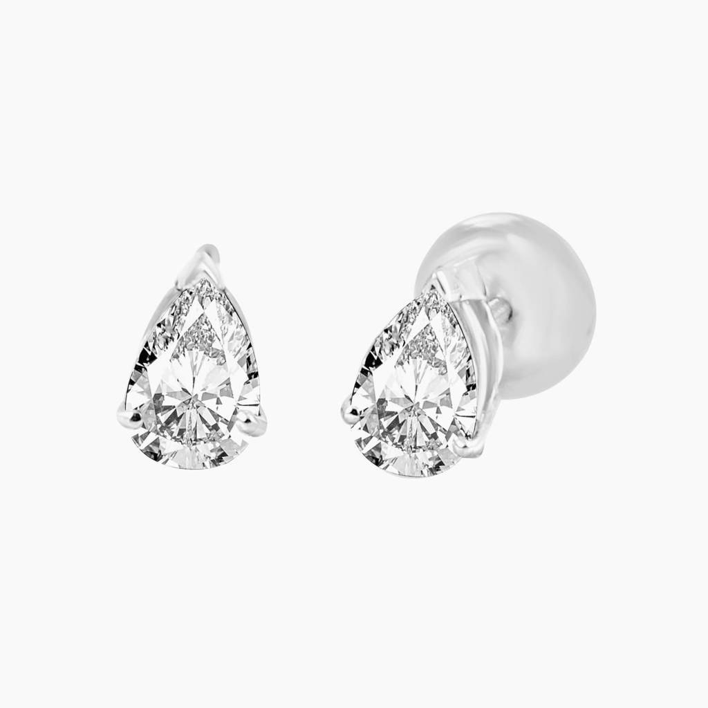 Beaomatic 1.38Ct Moissanite Stud Earrings : FER0124M