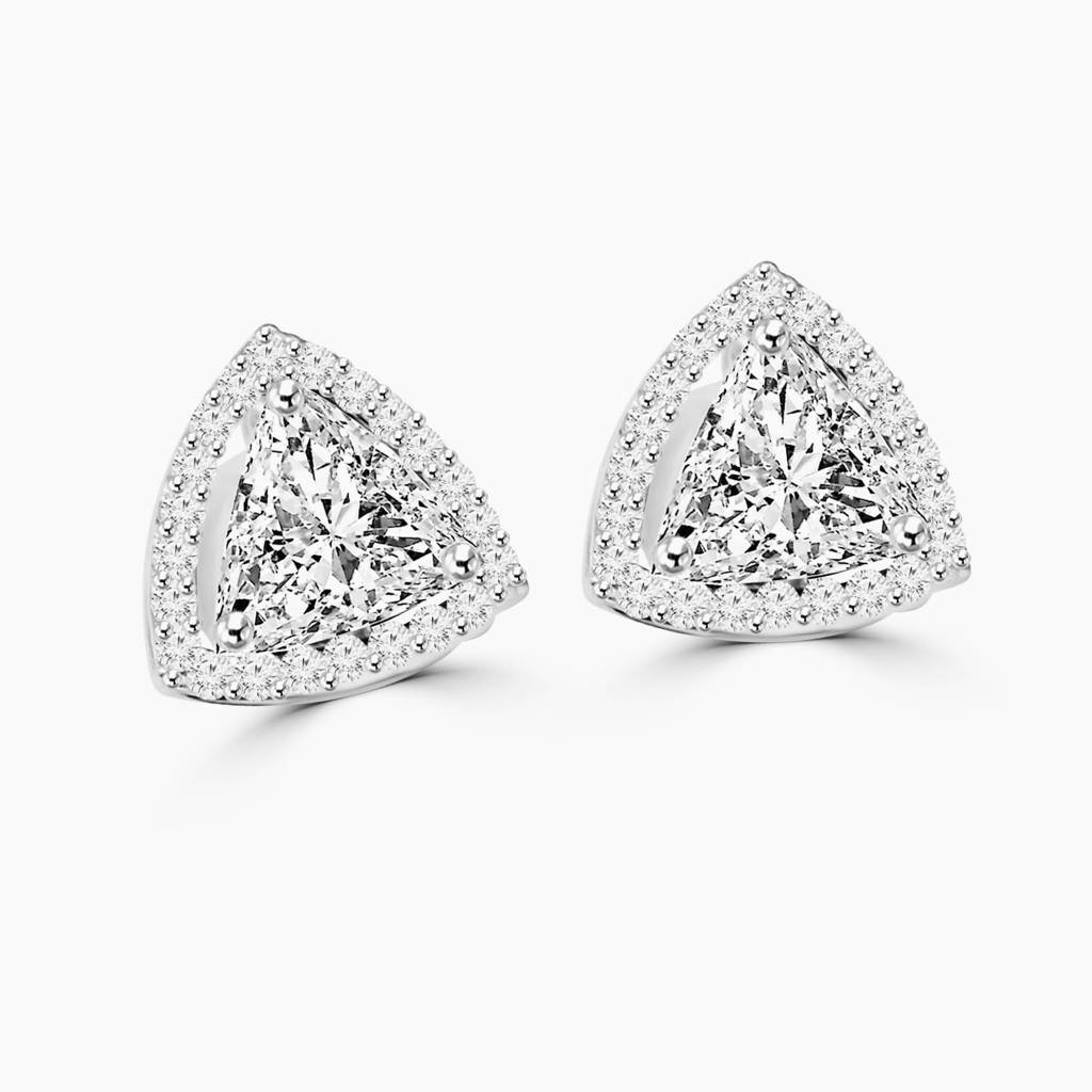 Beahut 1.62Ct Moissanite Halo Earrings : FER0459M