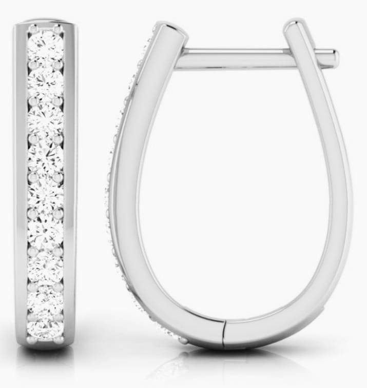 Beanest 0.9Ct Moissanite Bali Earrings : FER1067M