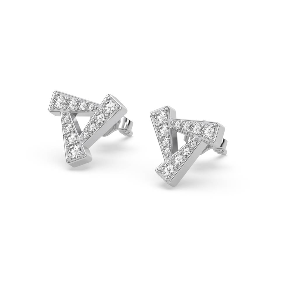 Lab Grown Diamond Earring In 18Kt Gold Vermeil : LLER0090