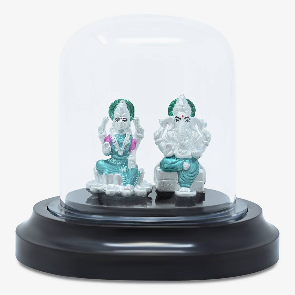 Touch925 999 Silver Siddhivinayaka Lakshmi Ji Radiance Idol : FI6