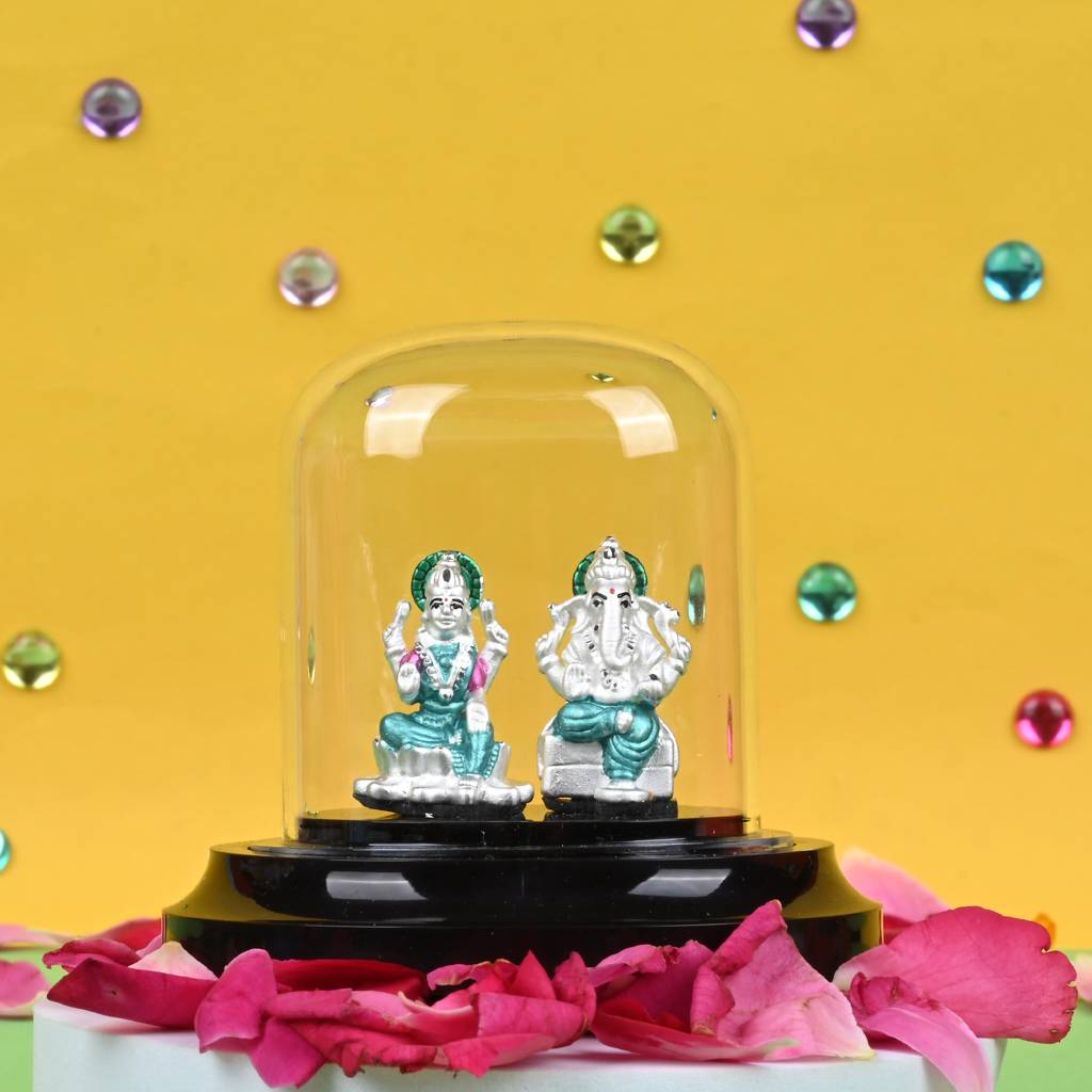 Touch925 999 Silver Siddhivinayaka Lakshmi Ji Radiance Idol : FI6