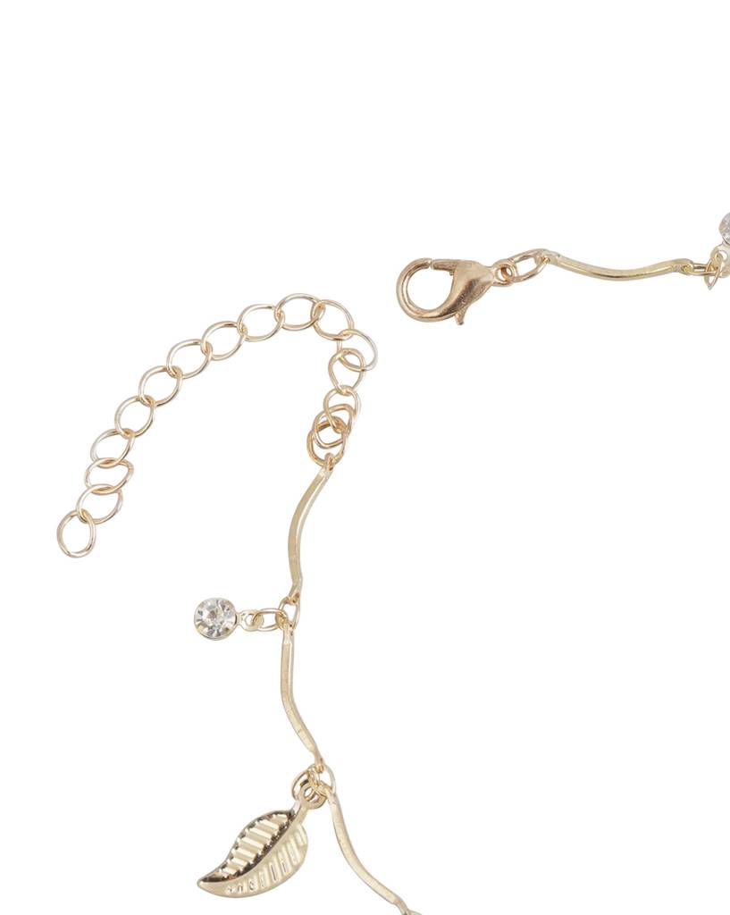 Set Of 3 Gold Plated Multi-Layered Anklet : FJA3378