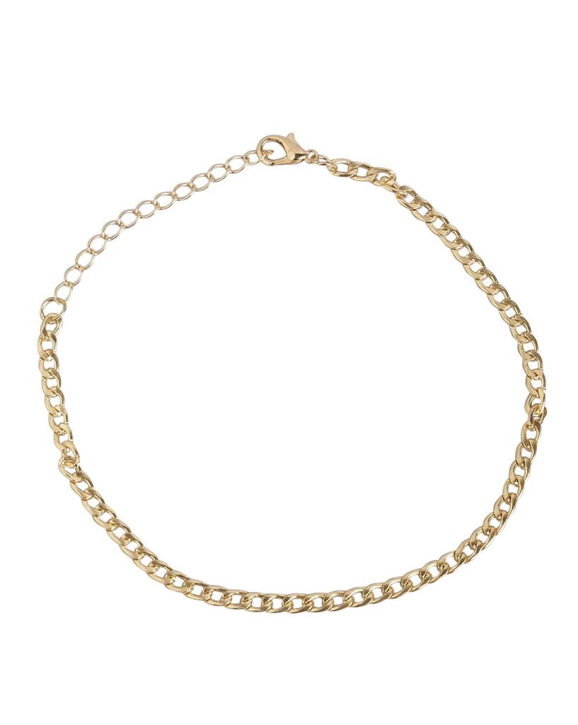Carlton London Set Of 3 Gold-Toned Anklet : FJA3535