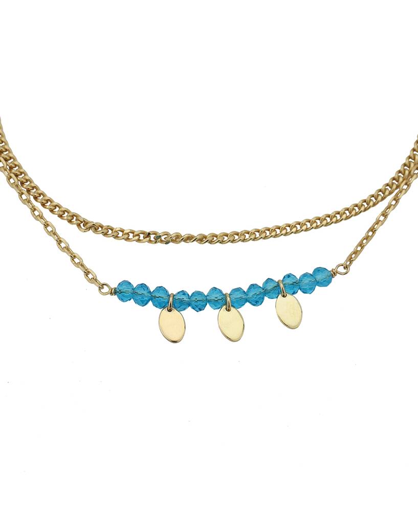 Carlton London Gold-Plated Brass Anklet : FJA3923