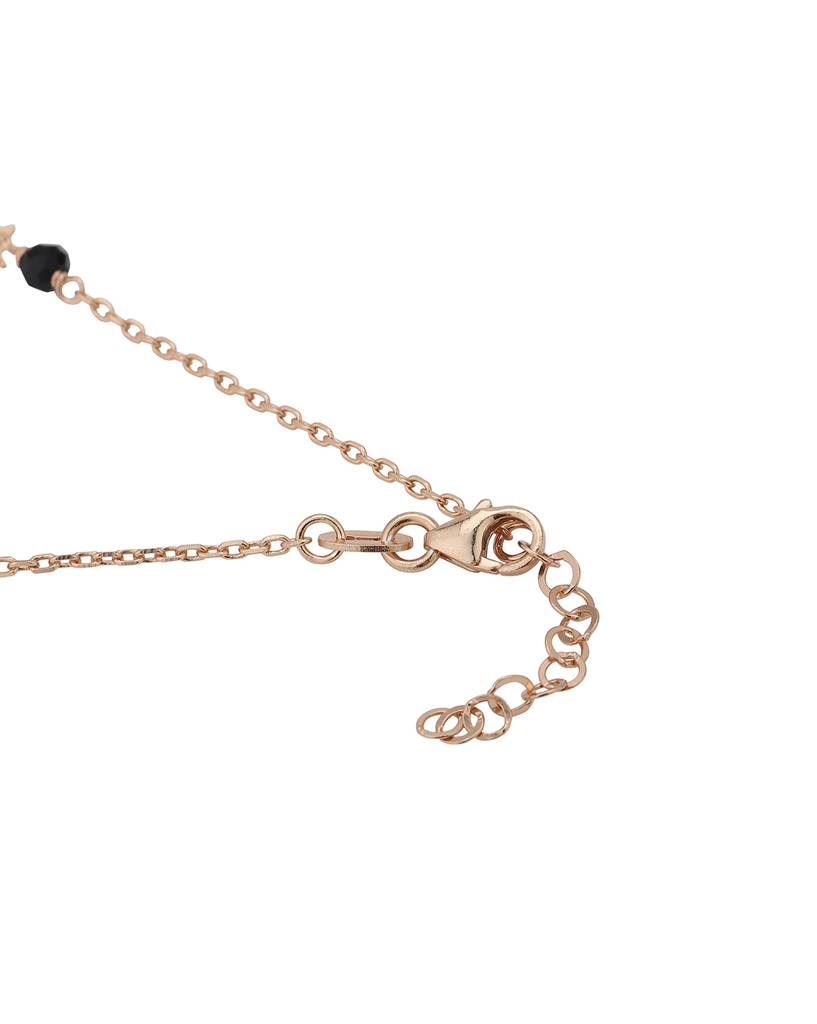 Carlton London Rose Gold-Plated Brass Anklet : FJA3927