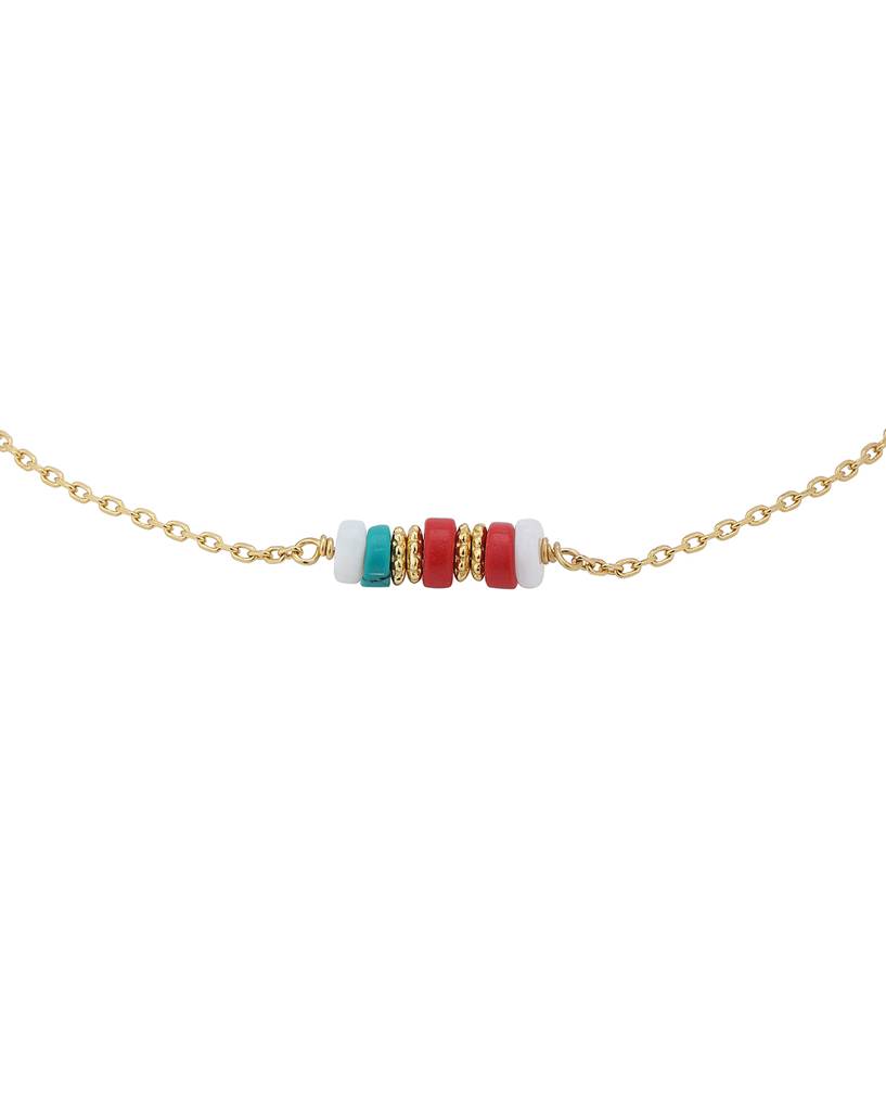 Carlton London Gold-Plated Brass Anklet : FJA3931