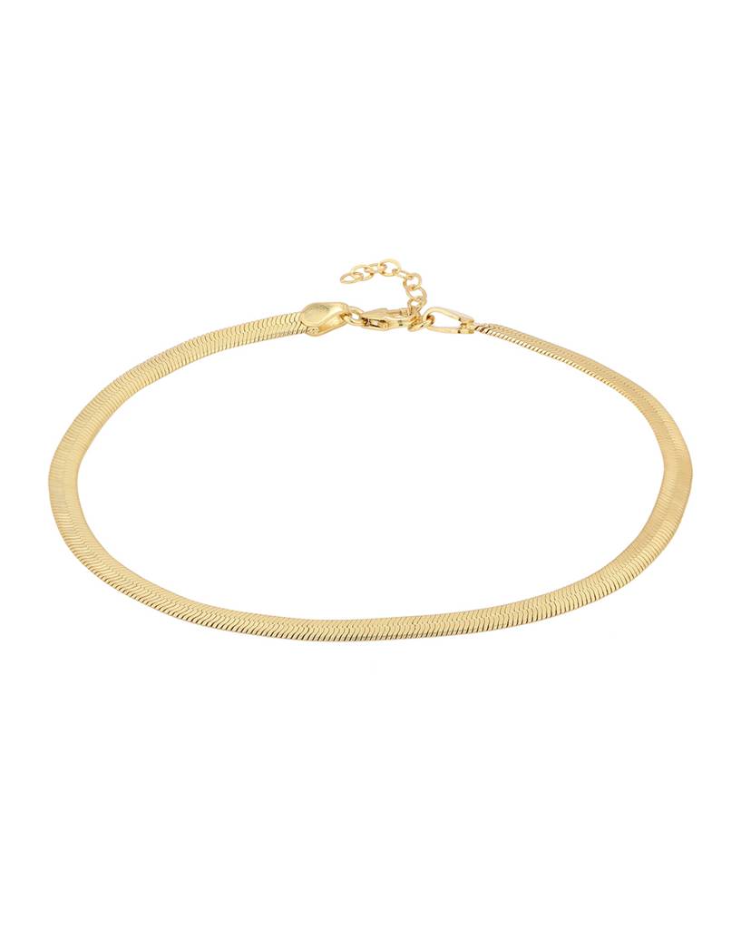 Gold-Plated Anklet : FJA4067