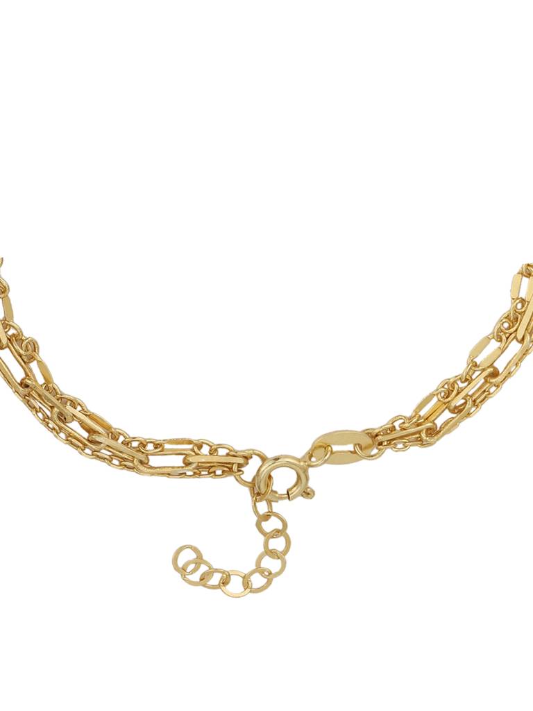 Carlton London Women Gold-Plated Multistrand Bracelet : FJB3591