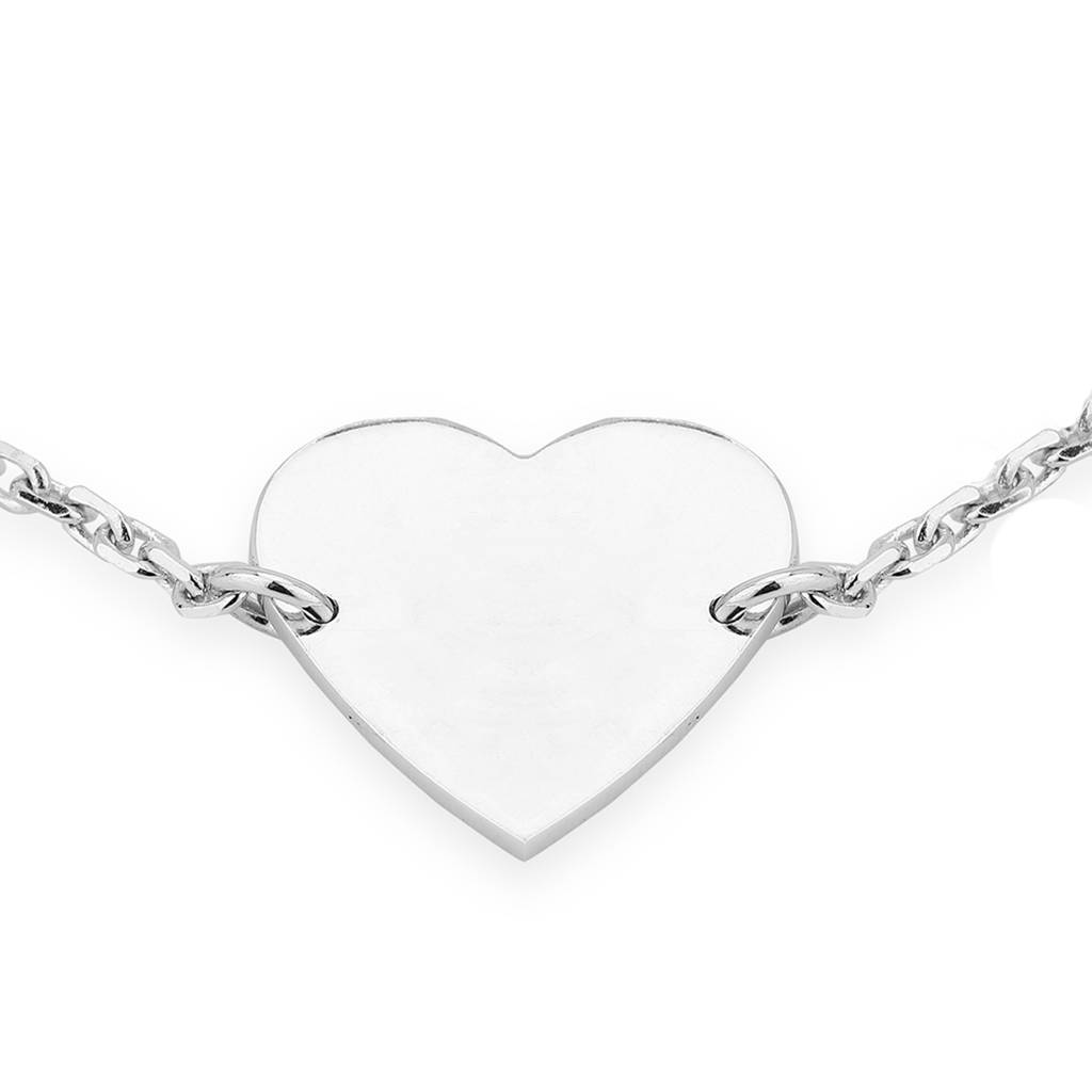 Carlton London Women Rhodium-Plated Link Bracelet : FJB4352