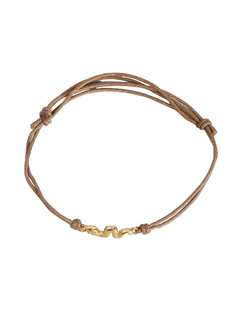 Carlton London Gold-Plated Multistrand Bracelet : FJB4520