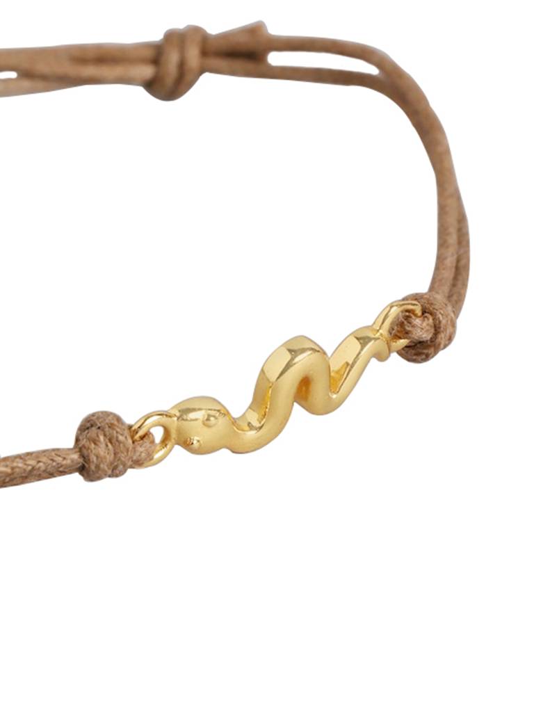 Carlton London Gold-Plated Multistrand Bracelet : FJB4520