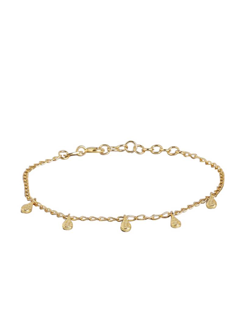 Women Gold-Plated Charm Bracelet : FJB4526