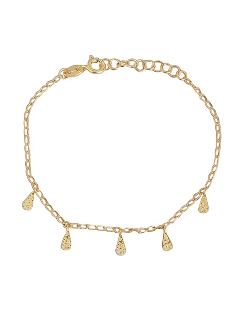 Women Gold-Plated Charm Bracelet : FJB4526