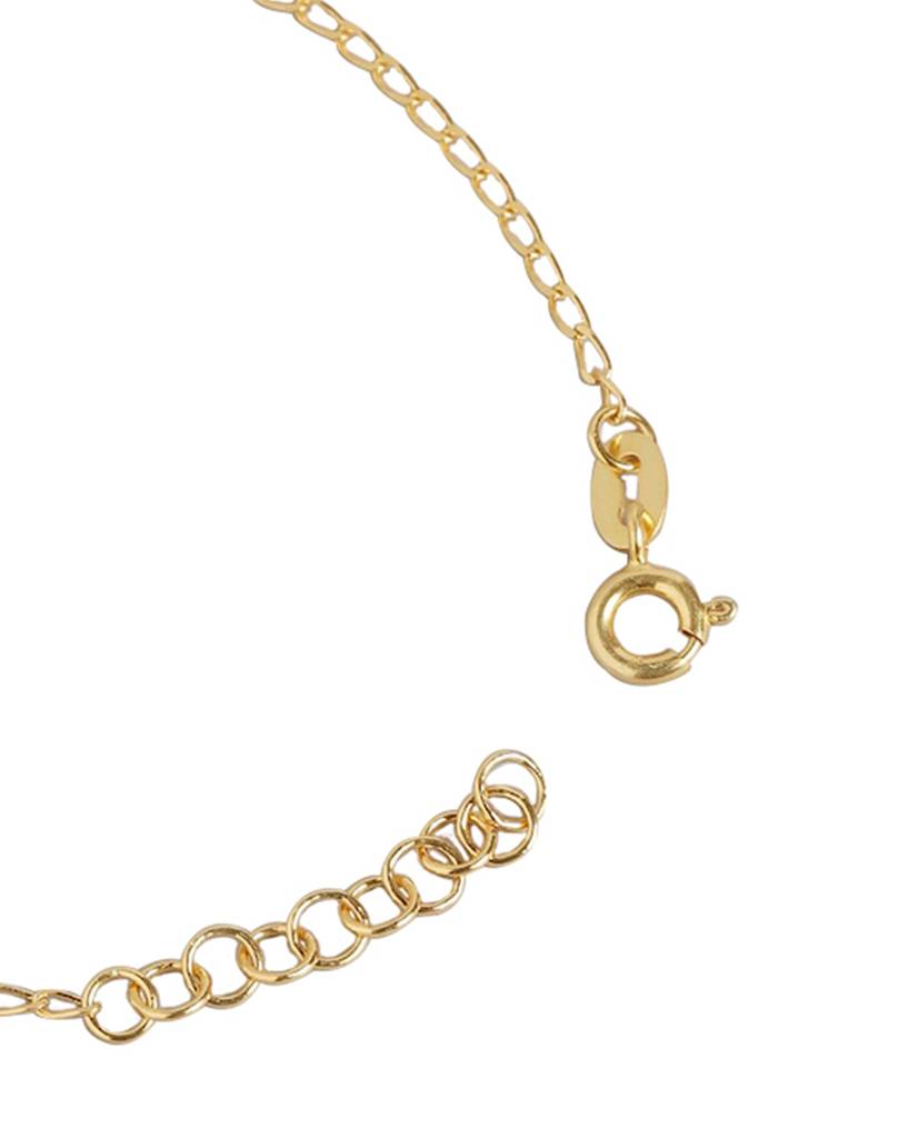 Women Gold-Plated Charm Bracelet : FJB4526