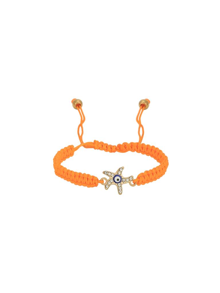 Carlton London Women Set Of 2 Cz-Studded Enamelled Gold-Plated Charm Bracelets : FJB4779