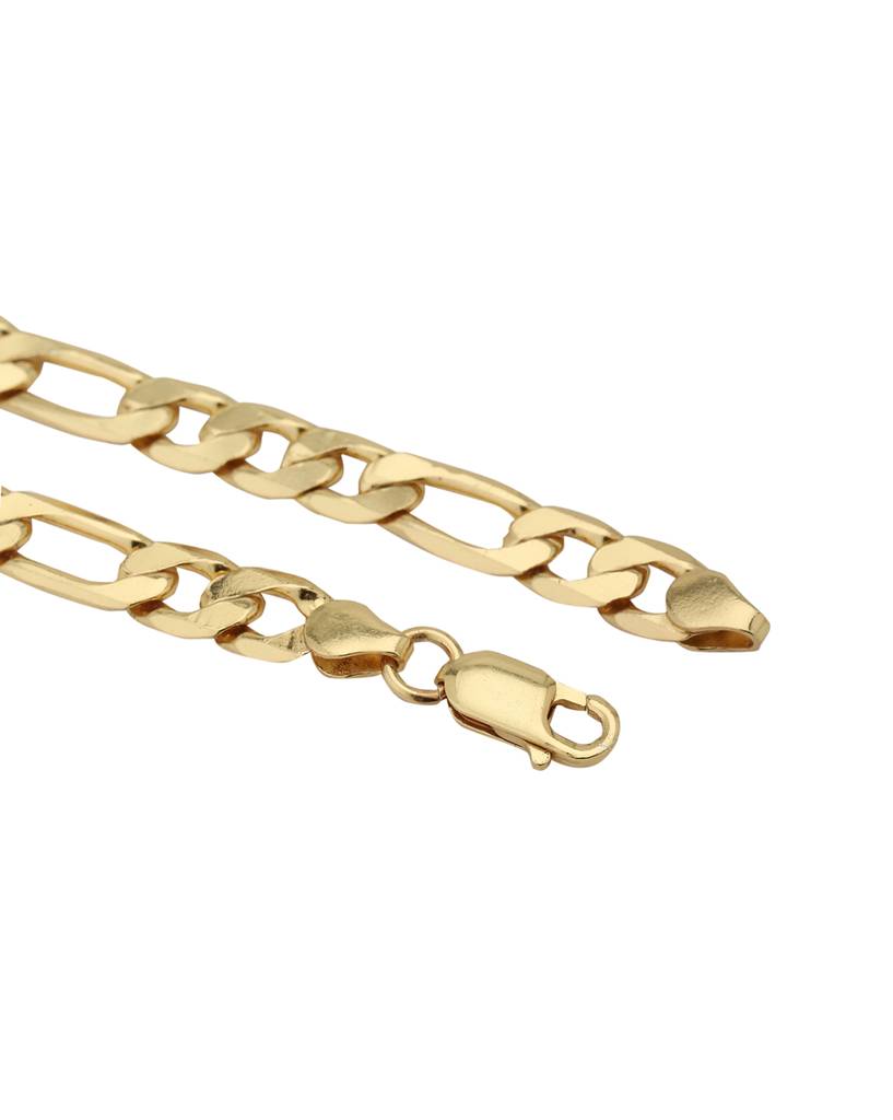 Men Brass 18K Gold-Plated Link Bracelet With Gift Card : FJCB4107