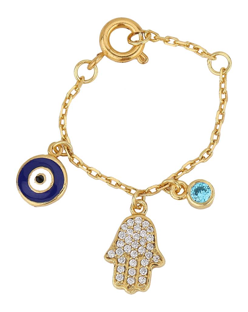 Women Embellished Crystals Studded Watch Charm : FJCH4296