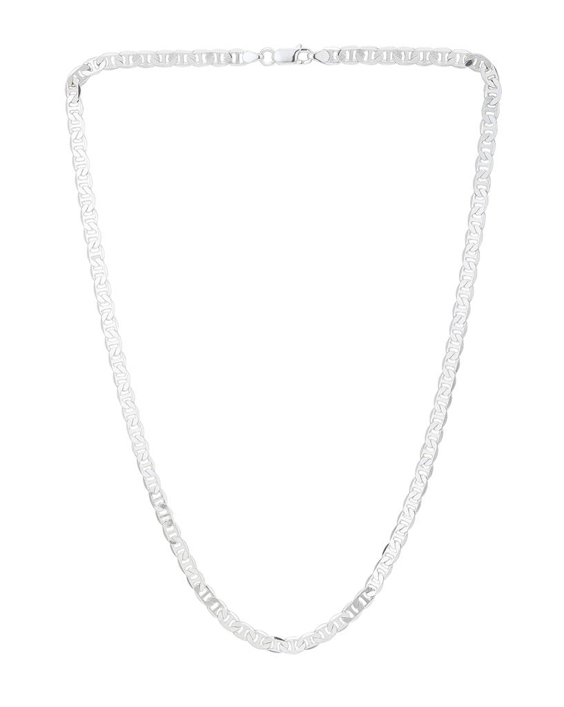 Men Brass Silver-Plated Chain : FJCN4108