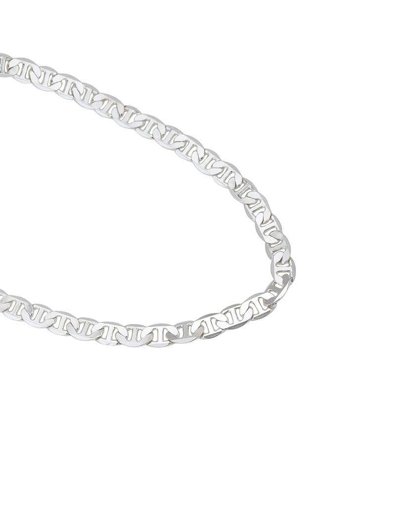 Men Brass Silver-Plated Chain : FJCN4108