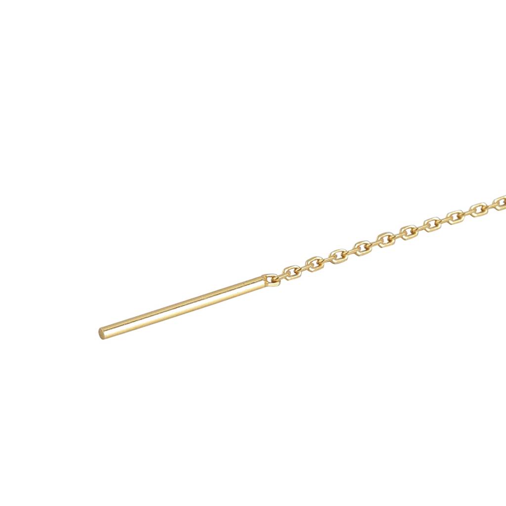 Gold-Toned & Pink Floral Drop Earrings : FJE3607