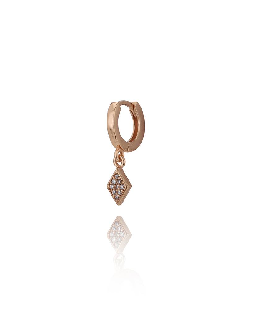 Women Rose Gold Plated Contemporary Studs Earrings : FJE3902