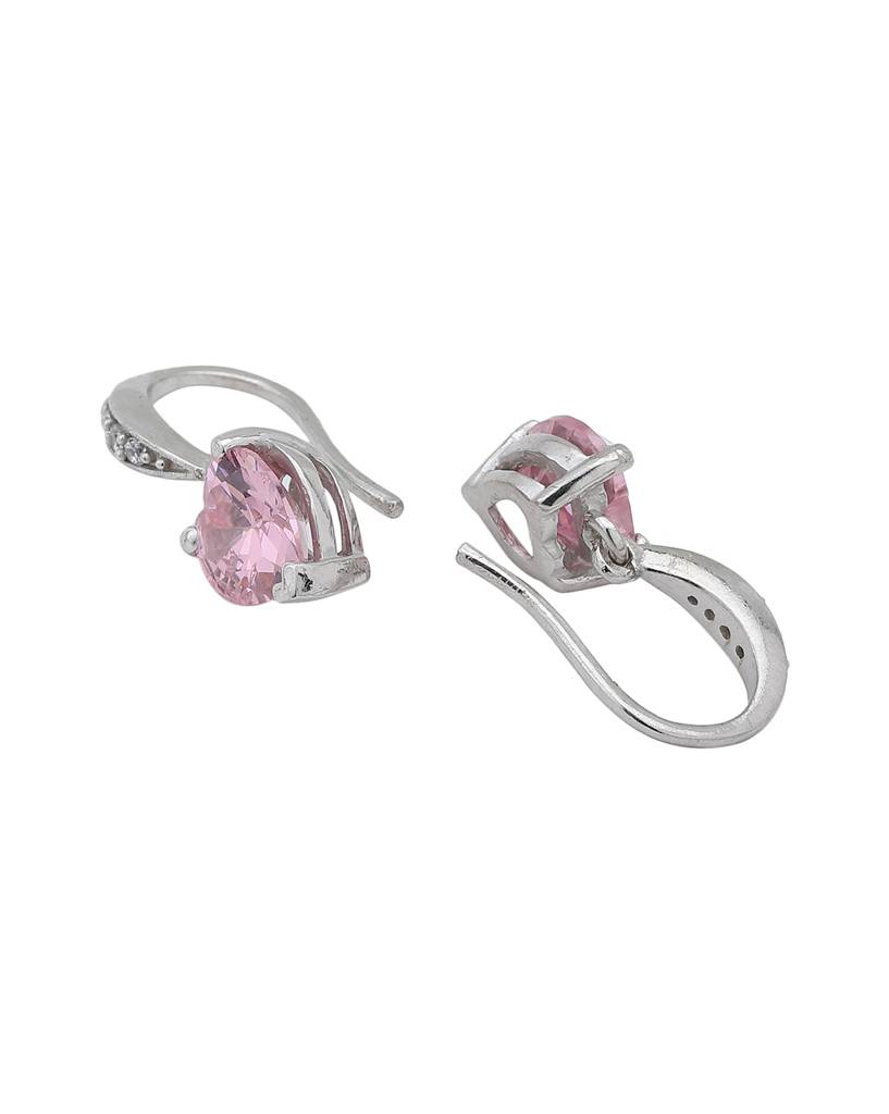 Heart Shaped Drop Earrings : FJE4057