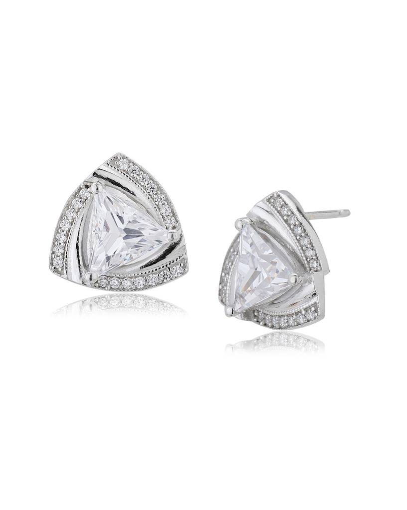 Triangular Studs Earrings : FJE4064