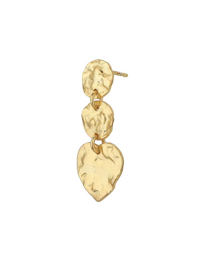Gold-Plating Heart Shaped Drop Earrings : FJE4260