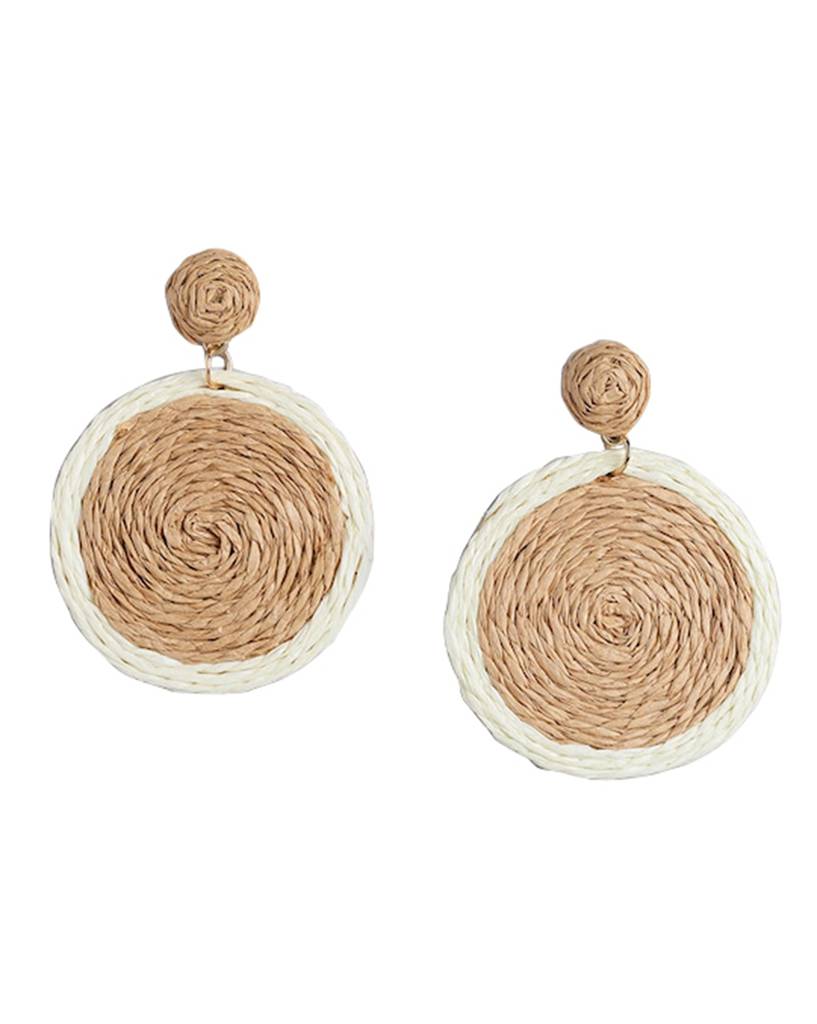 Carlton London Circular Drop Earrings : FJE4391