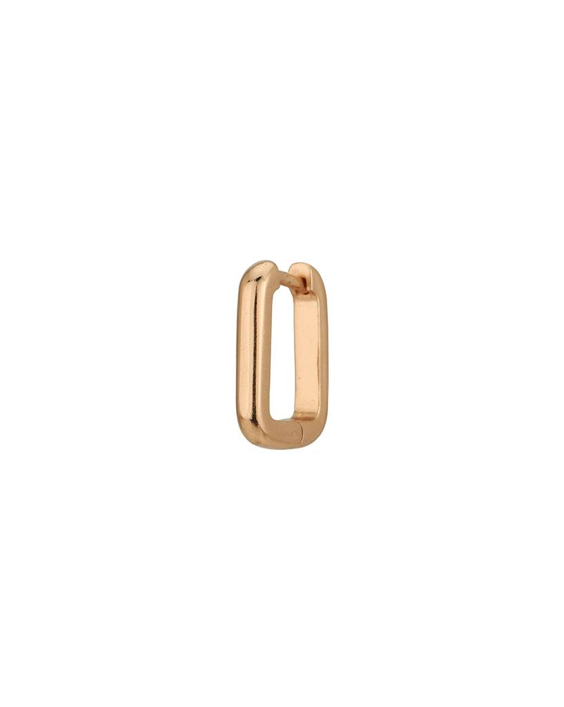 Rose Gold-Plated Square Ear Cuff Earrings : FJE4551