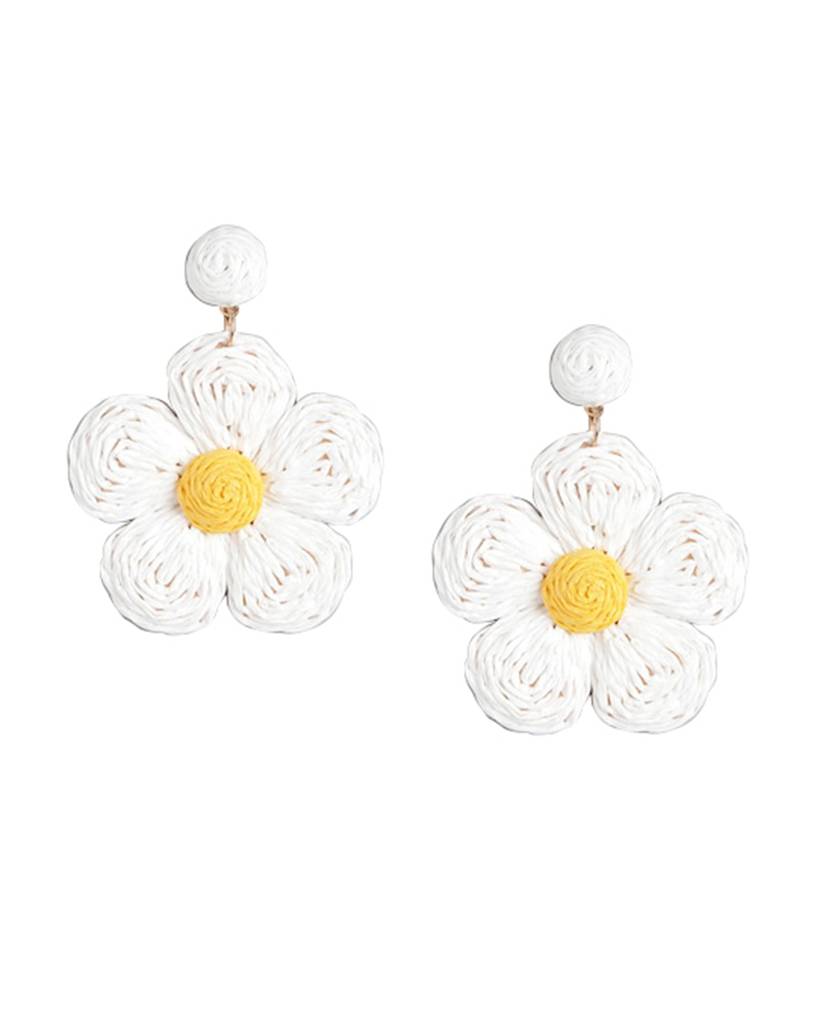 Carlton London Gold-Plated Floral Drop Earrings : FJE4590