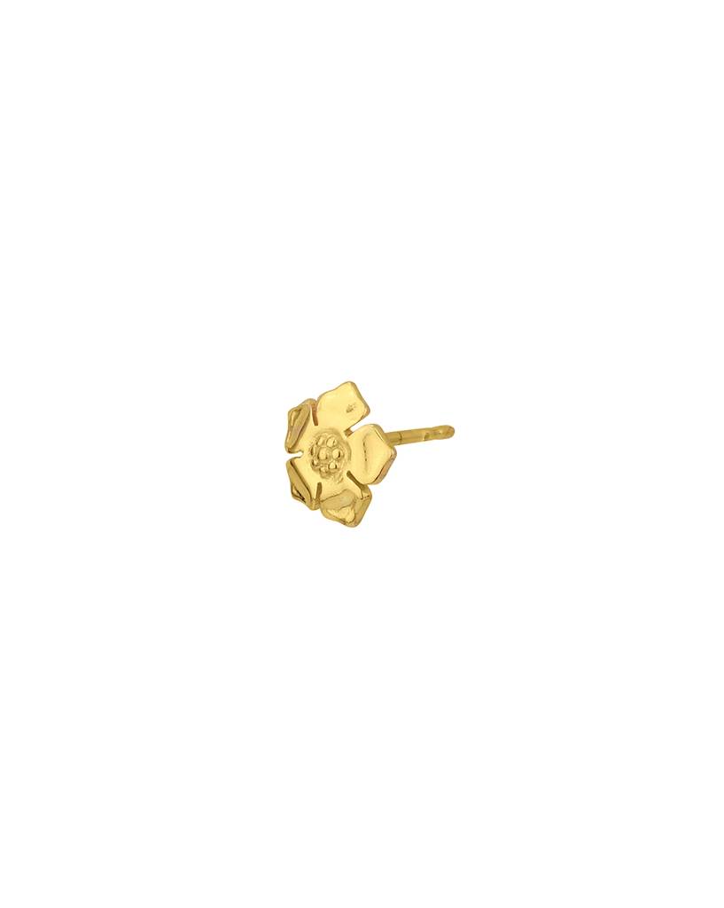 Carlton London 18Kt Gold-Plated Floral Studs : FJE4833