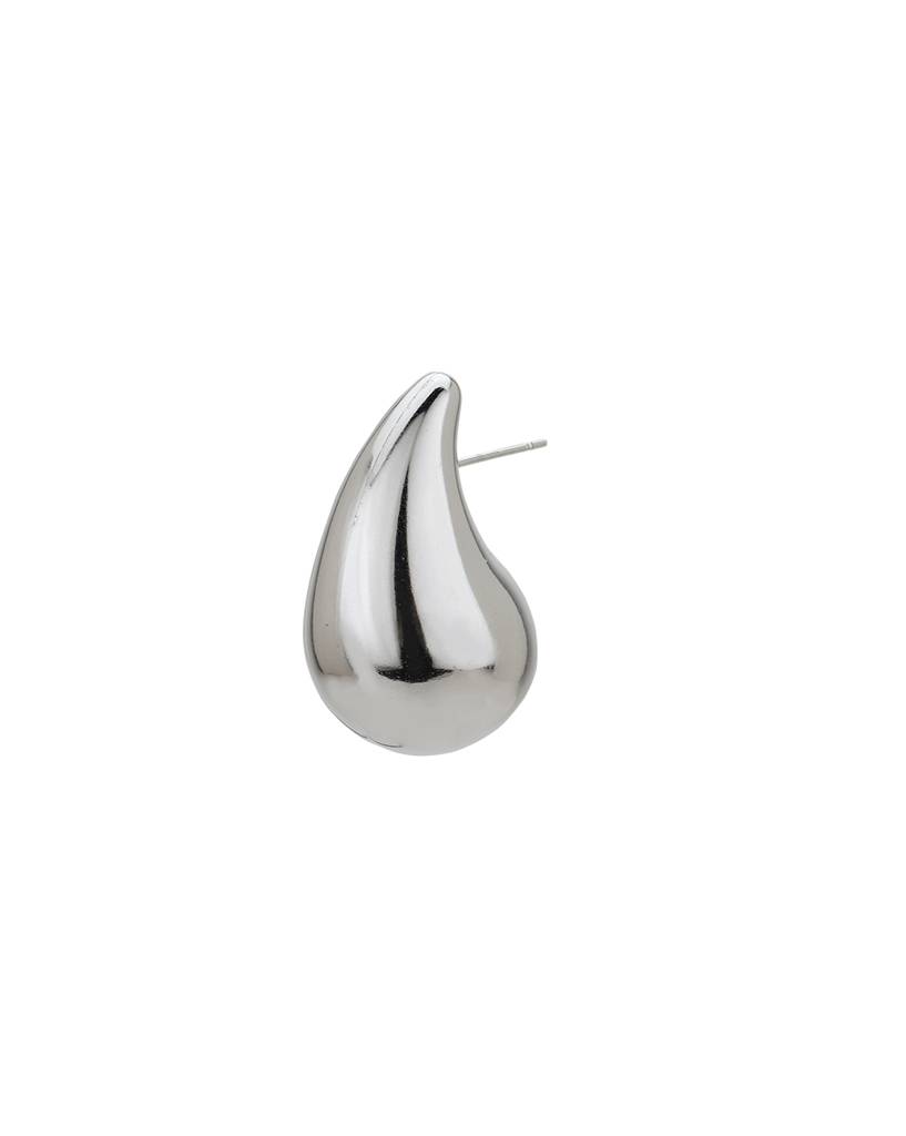 Carlton London Silver-Plated Contemporary Stainless Steel Studs : FJE4875