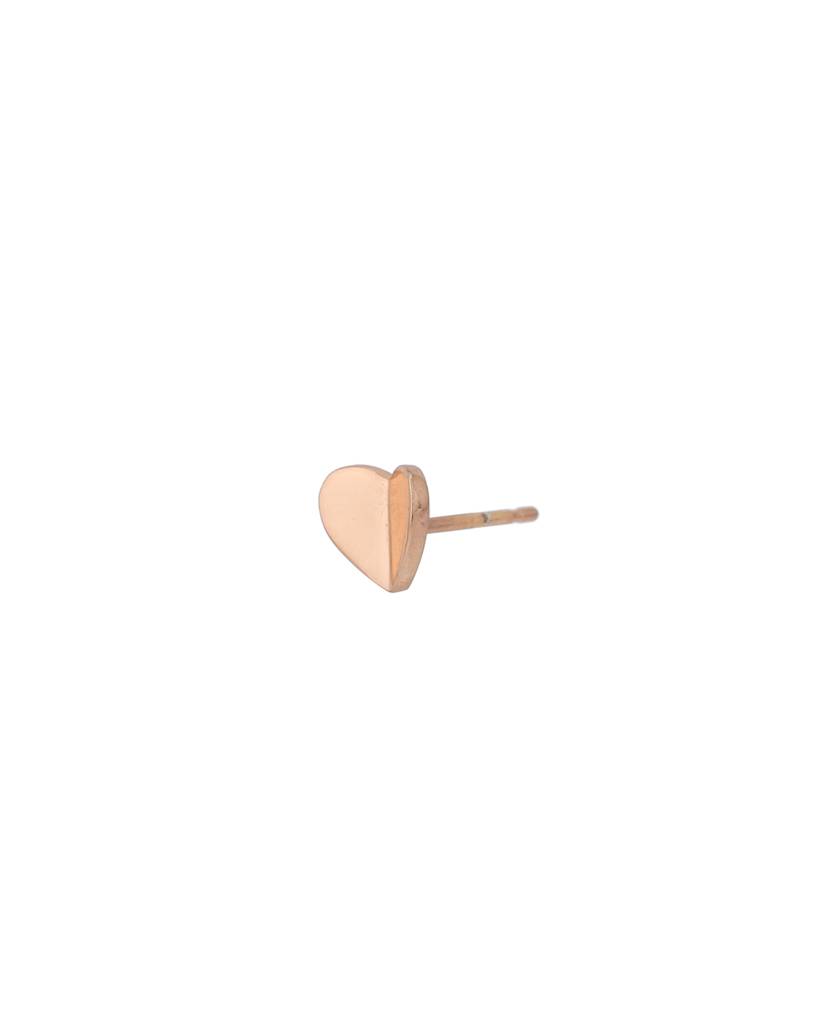 Carlton London Set Of 2 18Kt Gold & Rose Gold Plated Leaf & Heart Shaped Studs : FJE4928