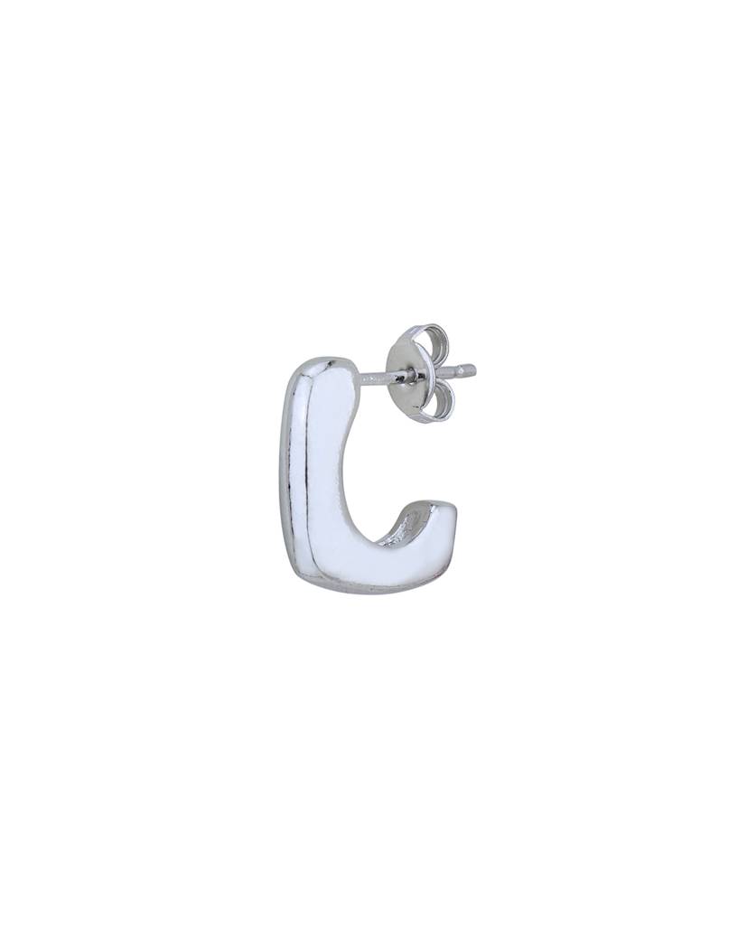 Carlton London Rhodium-Plated Contemporary Studs : FJE4980