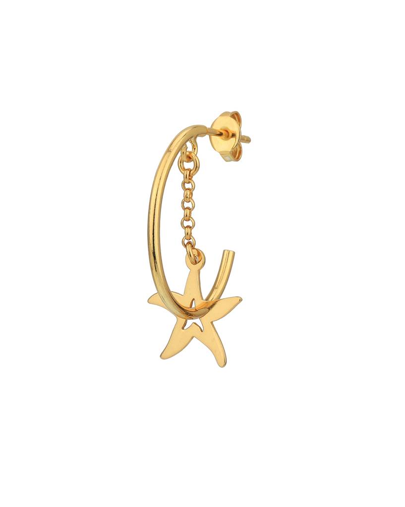 Carlton London 18Kt Gold Plated Dangling Star Drop Earring : FJE4985