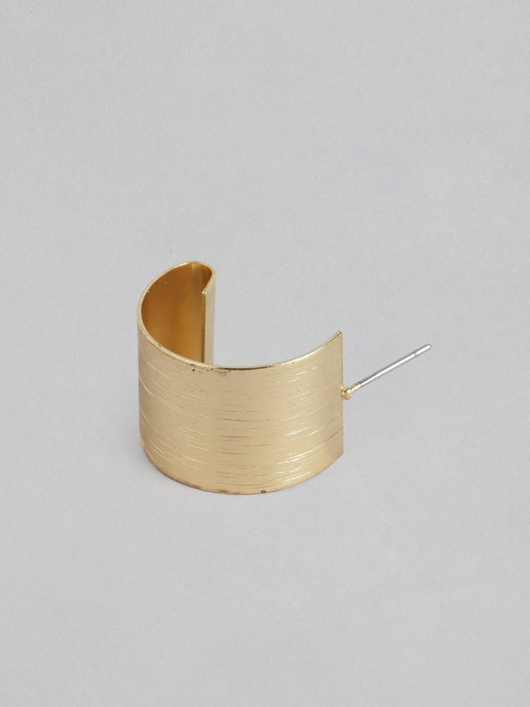 Pack Of 3 Gold-Plated Circular Hoop Earrings : FJES4517