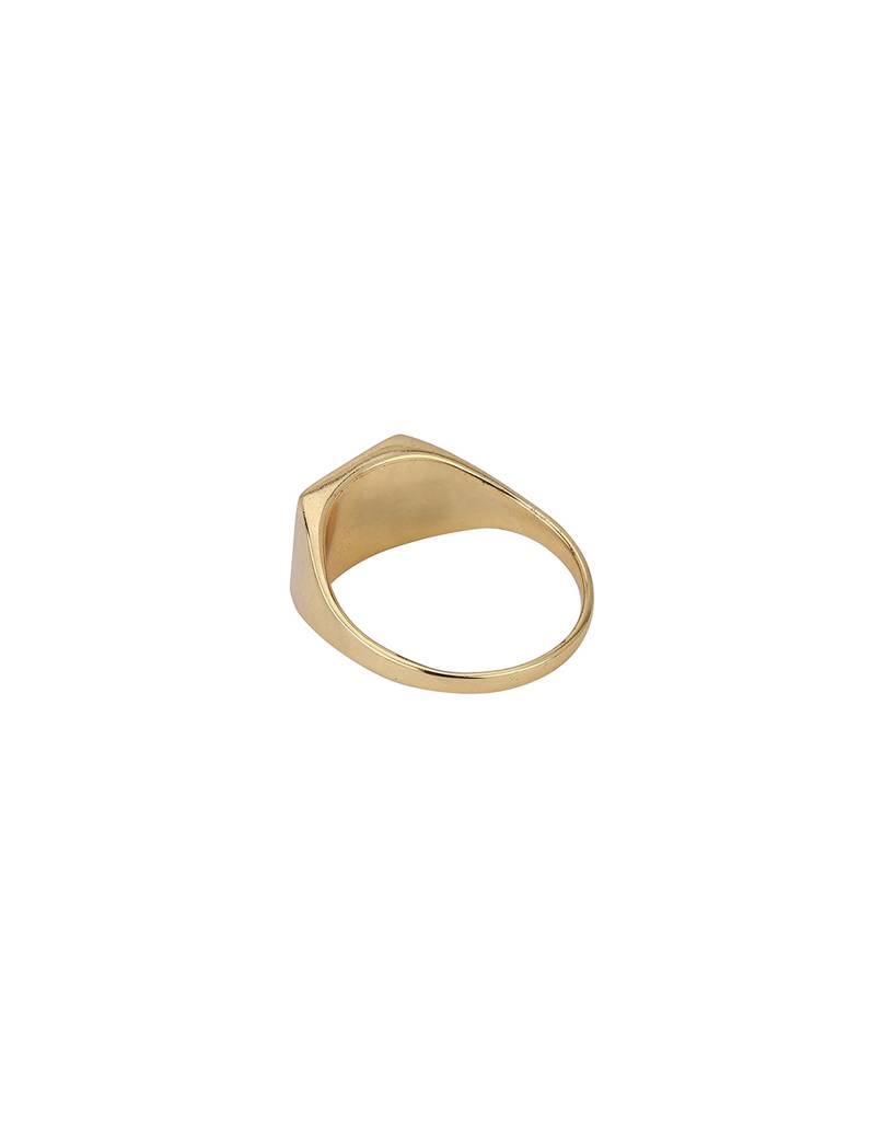 Carlton London Men Brass Rhodium-Plated Finger Ring : FJGR4250