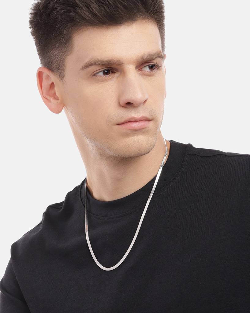 Men Rhodium-Plated Chain : FJMN4817