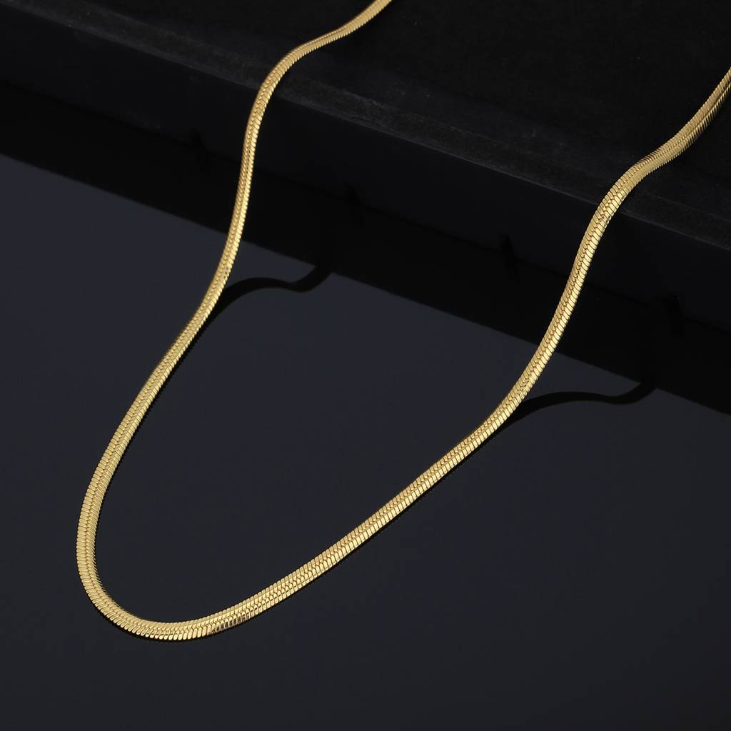 18Kt Gold Plated Fancy Chain : FJMN4818