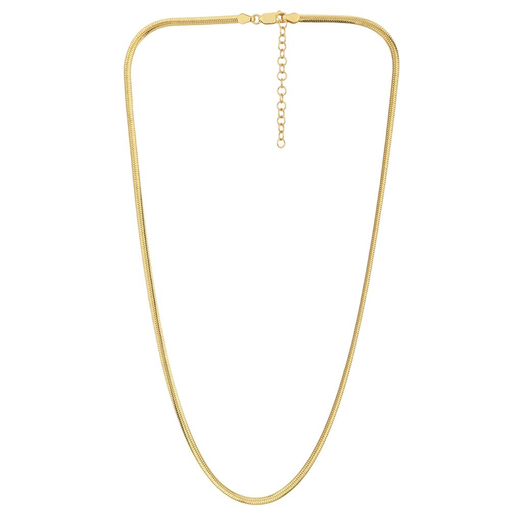 18Kt Gold Plated Fancy Chain : FJMN4818