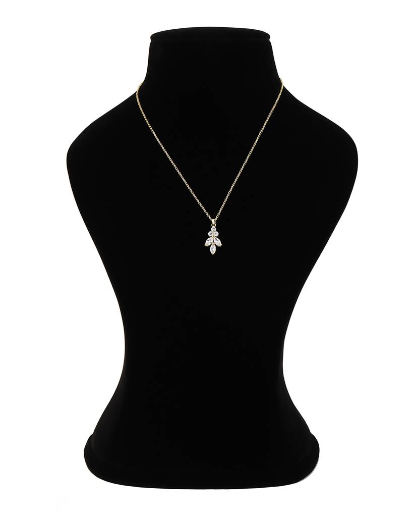 Gold Plated Minimal Necklace For Women : FJN3118