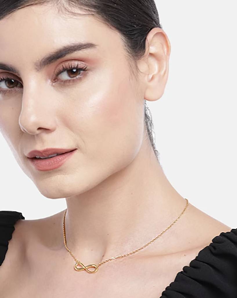 Gold-Plated Brass Necklace : FJN3776