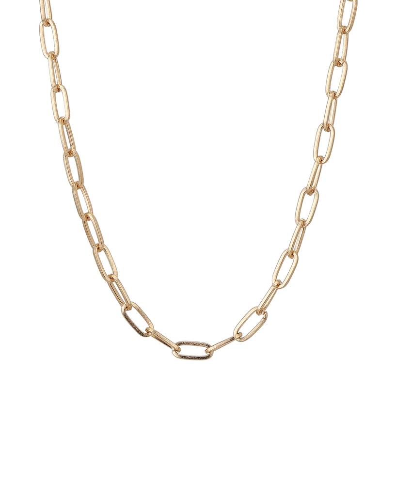 Carlton London Set Of 2 Rose Gold & White Toned Rose Gold Plated Necklace : FJN3862