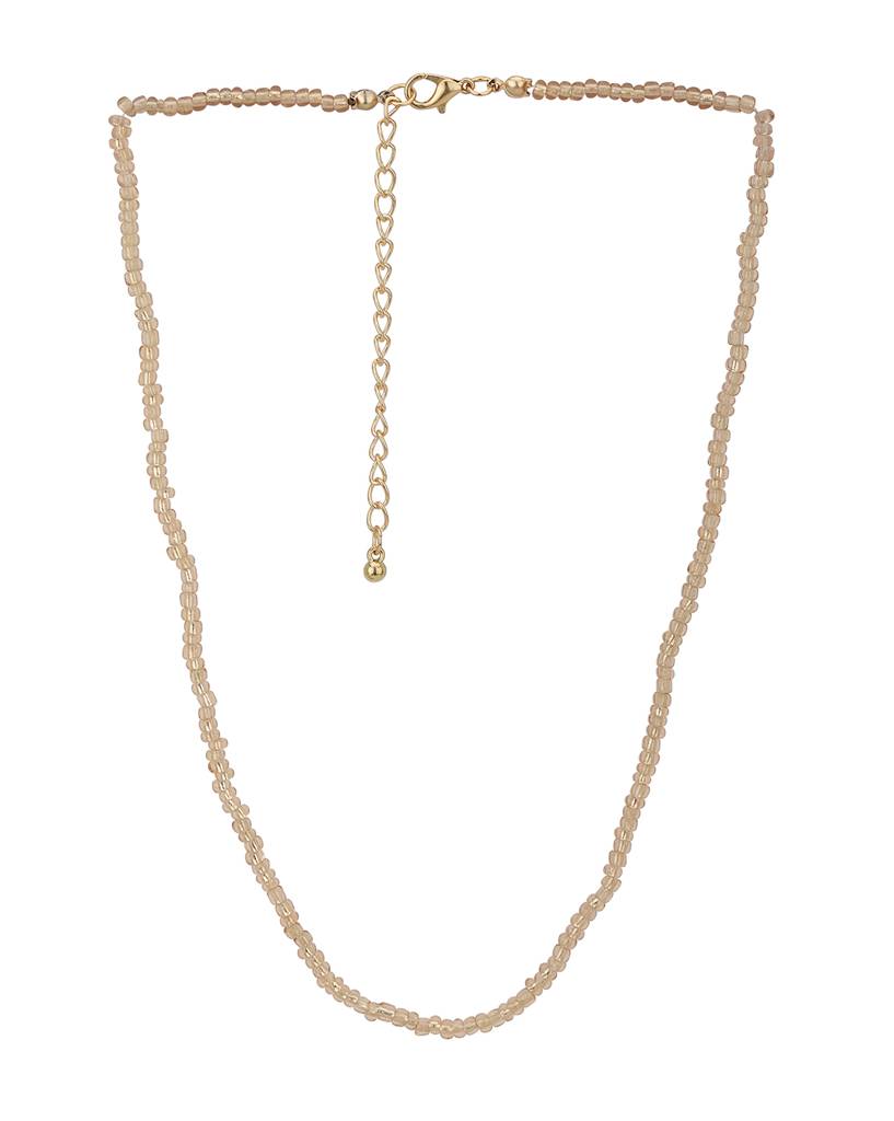 Carlton London Set Of 3 Rose Gold Plated Handcrafted Necklace : FJN3869